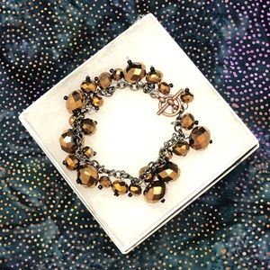 Bronze & antique gold bracelet